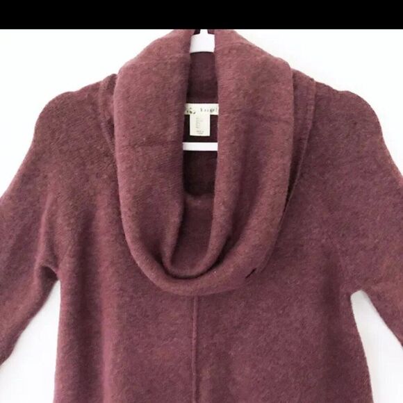 Kaisley Sweater Alpaca blend oversized purple cowl neck size L - Picture 1 of 12